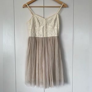 American Eagle Outfitters Tulle and Lace Mini Dress Size 2